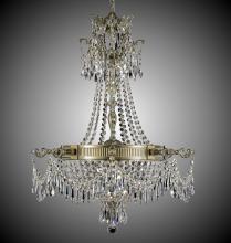 American Brass & Crystal CH8122-P-08G - 8 Light Valencia Chandelier