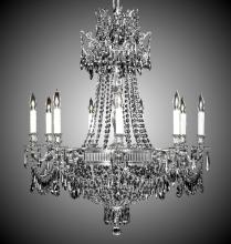 American Brass & Crystal CH8143-P-05S-PI - 9+9 Light Valencia Chandelier