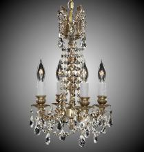 American Brass & Crystal CH9210-O-01G-PI - 4 Light Biella Chandelier