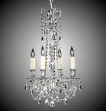 American Brass & Crystal CH9211-A-10G-PI - 4 Light Biella Chandelier