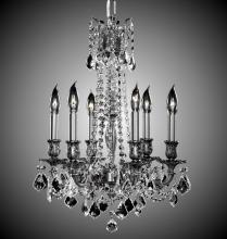 American Brass & Crystal CH9212-A-01G-ST - 6 Light Biella Chandelier