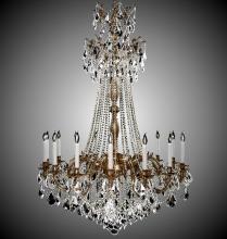 American Brass & Crystal CH9278-A-10W-PI - 16 Light Biella Chandelier