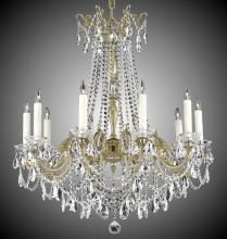 American Brass & Crystal CH9285-A-23S-ST - 10 Light Crystella Chandelier