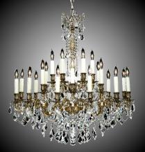 American Brass & Crystal CH9322-A-02G-PI - 24 Light Elise Chandelier