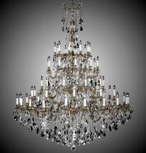 American Brass & Crystal CH9326-O-12G-ST - 60 Light Elise Chandelier