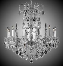 American Brass & Crystal CH9382-A-23S-ST - 12 Light Venetian Chandelier