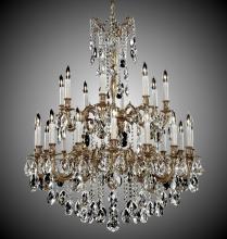 American Brass & Crystal CH9825-A-08G-PI - 16+8 Light Bellagio Chandelier