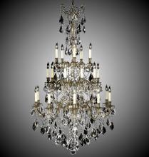 American Brass & Crystal CH9826-A-03G-ST - 25 Light Bellagio Chandelier