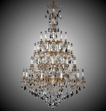 American Brass & Crystal CH9828-A-02G-ST - 40 Light Bellagio Chandelier