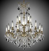 American Brass & Crystal CH9865-A-02G-PI - 5+15 Light Sterling Chandelier