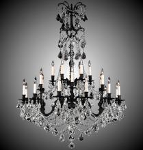 American Brass & Crystal CH9868-A-02G-ST - 8+24 Light Sterling Chandelier