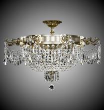 American Brass & Crystal FM8013-P-02G - 9 Light Valencia Flush Mount