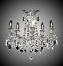 American Brass & Crystal FM9202-O-21S - 5 Light Biella Flush Mount