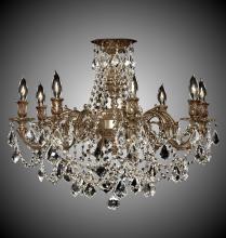 American Brass & Crystal FM9204-O-08G - 8 Light Biella Flush Mount