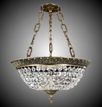 American Brass & Crystal PD8219-P-07G - 19"W 6 Light Corinthian Pendant