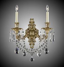 American Brass & Crystal WS2080-A-07G-08G-ST - 2 Light Finisterra with draping Wall Sconce