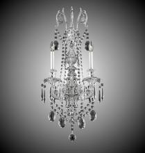 American Brass & Crystal WS2082-ALN-07G-PI - 2 Light Finisterra with draping Empire Wall Sconce