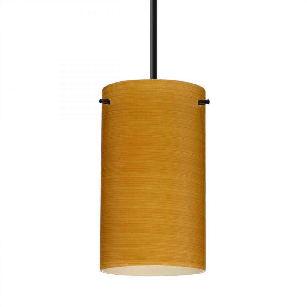 Besa Stilo 7 Pendant Black Oak 1x50W MAX E12 Base