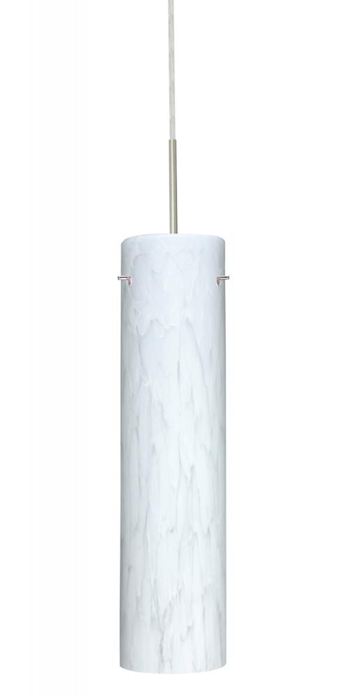 Besa Stilo 16 LED Pendant 1Jt Carrera Satin Nickel 1x9W LED