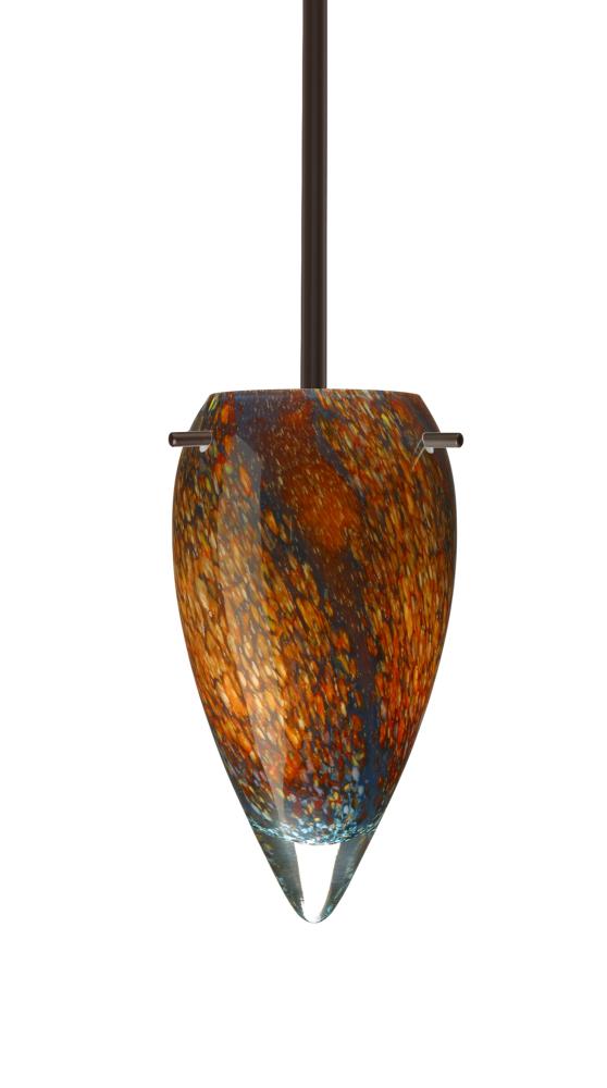 Besa Juli Stem Pendant Bronze Ceylon 1x100W Medium Base