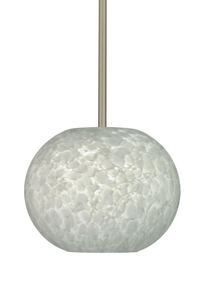 Besa Luna LED Pendant Carrera Satin Nickel 1x9W LED