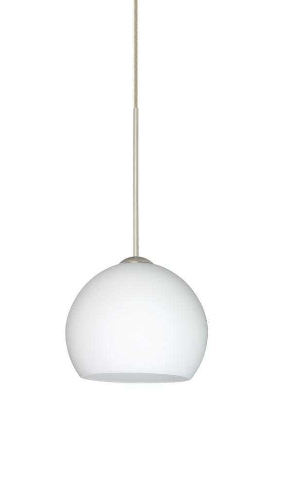 Besa Pendant Palla 5 Satin Nickel Opal Matte 1x5W LED