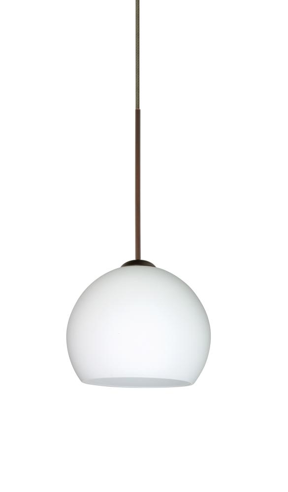 Besa Pendant Palla 5 Bronze Opal Matte 1x5W LED