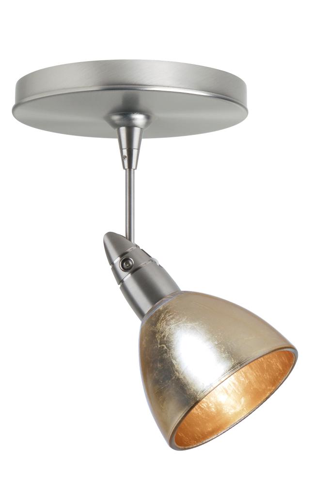 Besa Spotlight Divi Satin Nickel Gold Foil 1x50W Halogen Mr16