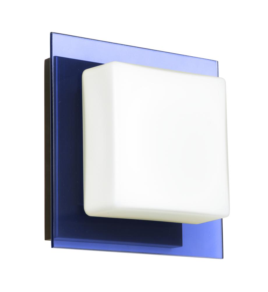 Besa Wall Alex Bronze Opal/Blue 1x5W LED
