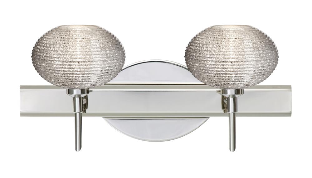 Besa Wall Lasso Chrome Glitter 2x5W LED