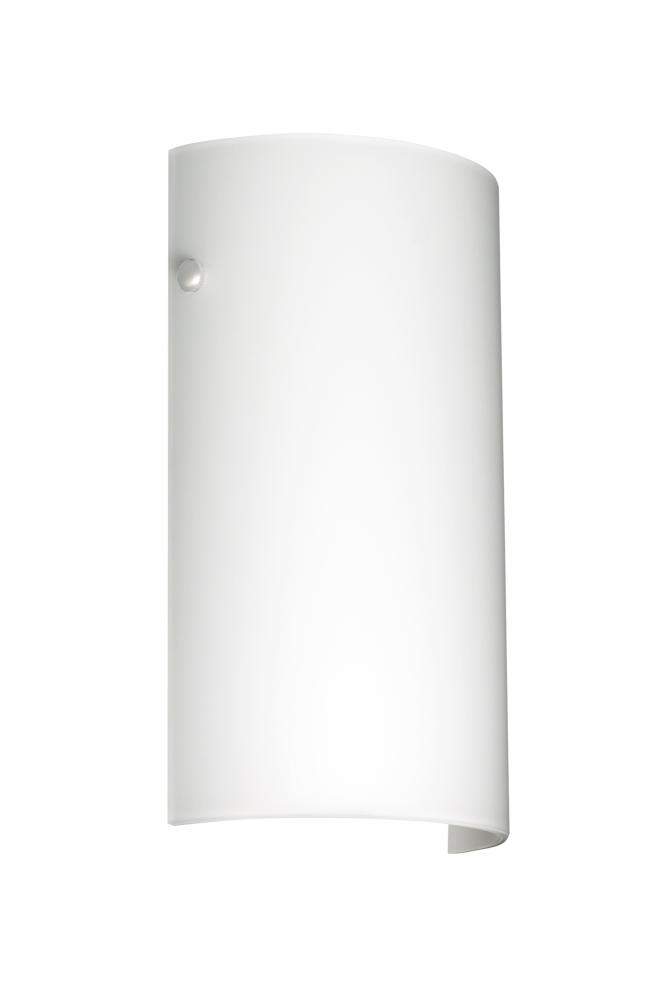 Besa Wall Tamburo White Opal Matte 1x75W Medium Base