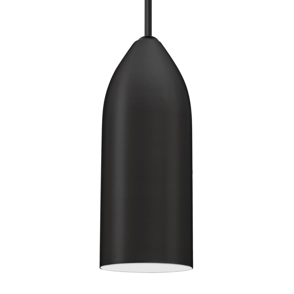 Besa, Lindy Pendant For Multiport Canopy, White, Satin Nickel Finish, 1x60W MAX E26 Base