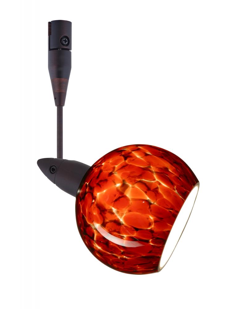 Besa Spotlight With 6" Stem Palla 3 Bronze Garnet 1x35W Halogen Mr11