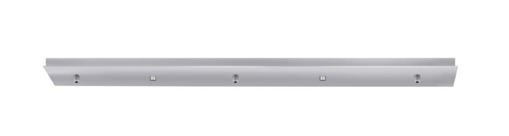 Besa 3-Light Bar 12V Multiport Canopy, Satin Nickel, 277V Input