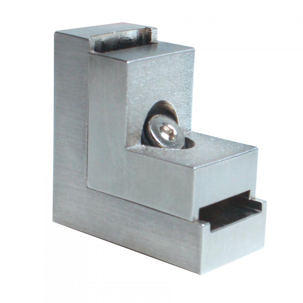 Besa Live "L" Rail Connector Satin Nickel