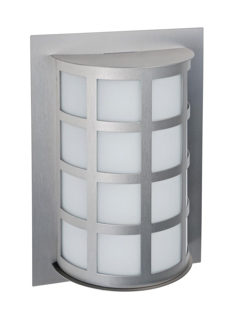 Besa Outdoor Scala 13 Brushed Aluminum Satin White 1x9W LED