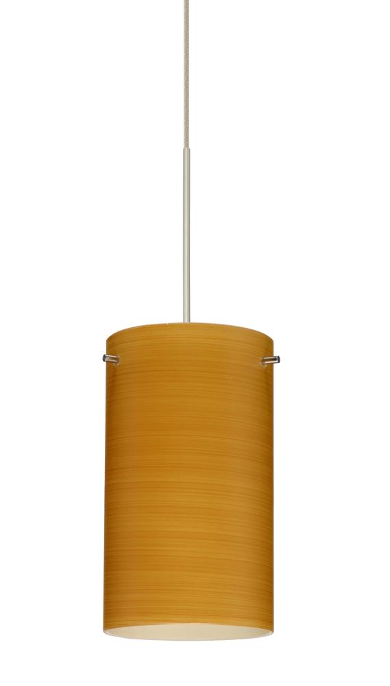 Besa Pendant Stilo 7 Satin Nickel Oak 1x50W GY6.35