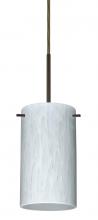 Besa Lighting 1BC-440419-MED-BR - Besa Stilo 7 Pendant Bronze Carrera 1x40W B10 Med