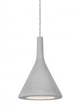 Besa Lighting 1JC-GALANA-LED-SN - Besa Gala Pendant, Natural, Satin Nickel Finish, 1x9W LED