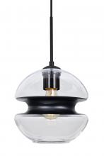 Besa Lighting 1JC-HULA8BK-EDIL-BK - Besa Hula 8 Cord Pendant