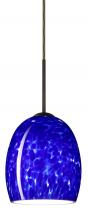 Besa Lighting 1JT-169786-BR - Besa Lucia Pendant Bronze Blue Cloud 1x75W Medium Base