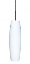 Besa Lighting 1JT-489707-LED-BR - Besa Suzi 14 Pendant Opal Matte Bronze 1x9W LED