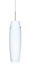 Besa Lighting 1JT-489707-SN - Besa Pendant Suzi 14 Satin Nickel Opal Matte 1x100W Medium Base