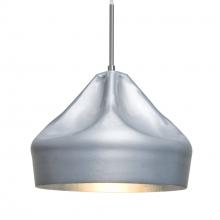 Besa Lighting 1JT-LOTUS-SN-L - Besa Lotus Pendant, Satin Nickel Finish, 1x60W Medium Base, 15Ft. Cord