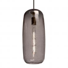 Besa Lighting 1JT-PINOT18SM-BR - Besa, Pinot 18 Cord Pendant, Smoke Bubble, Bronze FInish 1x60W Incandescent