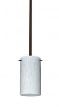 Besa Lighting 1TT-440419-BR - Besa Stem Stilo 7 Pendant Bronze Carrera 1x50W Candelabra