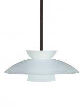 Besa Lighting 1TT-451325-BR - Besa Trilo 15 Stem Pendant Bronze Frost 1x75W Medium Base