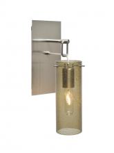 Besa Lighting 1WP-JUNI10LT-SN - Besa Juni 10 Wall Pendant, Latte Bubble, Satin Nickel Finish, 1x60W Medium Base