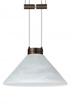 Besa Lighting 1XA-117652-BR - Besa Pendant Kona Bronze Marble 1x50W Halogen