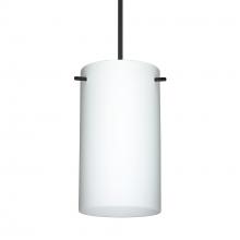 Besa Lighting 1XC-440407-LED-BK - Besa Stilo 7 Pendant Opal Matte Black 1x5W LED